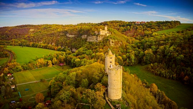 Urlaub Deutschland Reisen - Fahrt in das Burgenreiche Saale-Unstrut-Land